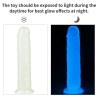 Dildo Lumino 8 Luz Azul