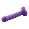 Bouncy Dildo Silicone Flexible Hiper Flexible 7.5 - 19 cm Talla L Púrpura