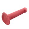 Bouncy Dildo Silicona Líquida Hiper Flexible 7 - 18 cm Talla M Burgundy