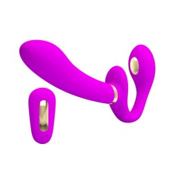 Thunderbird Vibrador para Parejas sin Arnés con Control Remoto