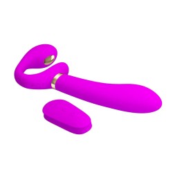 Thunderbird Vibrador para Parejas sin Arnés con Control Remoto