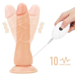 Arnés con Dildo con Vibración y Control Remoto 7.5