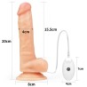 Arnés con Dildo con Vibración y Control Remoto 7.5