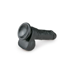 Pene Realístico Negro 17.5 cm