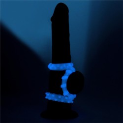 Lumino Play Set 3 Anillos para el Pene Luz Azul