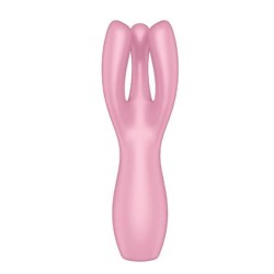 Threesome 3 Lay-on Vibrador 3 Motores Rosa