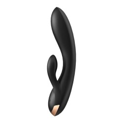 Double Flex Vibrador Punto G 3 Motores Satisfyer APP Connect Negro