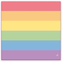 Set 20 Servilletas con Colores Bandera LGBT+