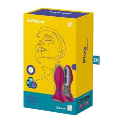 Rotator Plug 2+ Plug Anal con APP USB Fuchsia