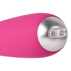 Iris Vibrador Punto G USB Silicona Rojo Ciruela