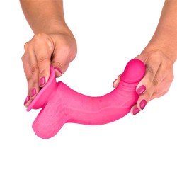 Slidy Dildo Realista Dual Layer Retráctil y Orientable 7