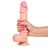 Slidy Dildo Realista Dual Layer Retráctil y Orientable 9