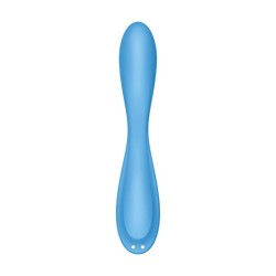 Vibrador G-Spot Flex 4 con APP Satisfyer Connect Azul