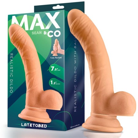 Sean Dildo Realista con Testículos 7.5 Natural