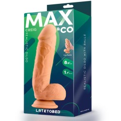 Creig Dildo Realista con Testículos 8.5 Natural