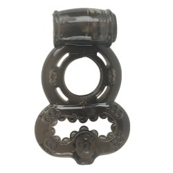 Anillo para el Pene con Vibración Negro