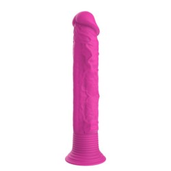 Dildo Realista con Vibración Silicona Rosa