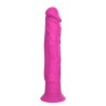 Dildo Realista con Vibración Silicona Rosa