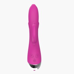 Vibrador Dolphin 6 Funciones USB Rosa