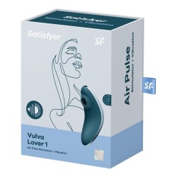 Succionador de Clítoris y Vibración Vulva Lover 1 Azul