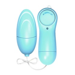 Laase Huevo Vibrador Multi Vibración Control Remoto Cyan