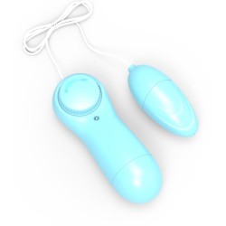 Laase Huevo Vibrador Multi Vibración Control Remoto Cyan