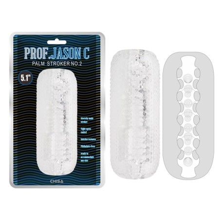 Masturbador Masculino Palm Stroker No. 2 Transparente