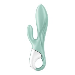 Vibrador con Funcion de Inflado Air Pump Bunny 5 con APP Satisfyer Connect