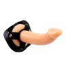 Arnés y Dildo Slim G 19 cm Natural