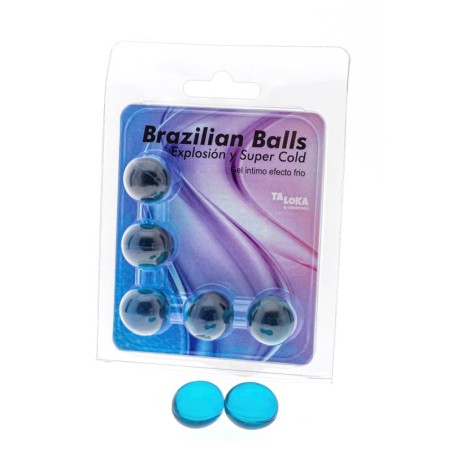 Set 5 Brazilian Balls Gel Excitante Efecto Frío