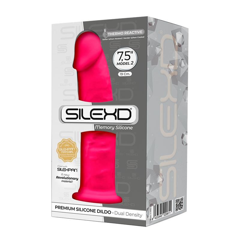 Dildo Dual Density Mod. 2 - 7.5 Rosa