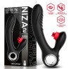 Niza Vibrador con Calor y Triple Lengua Estimuladora de Clítoris