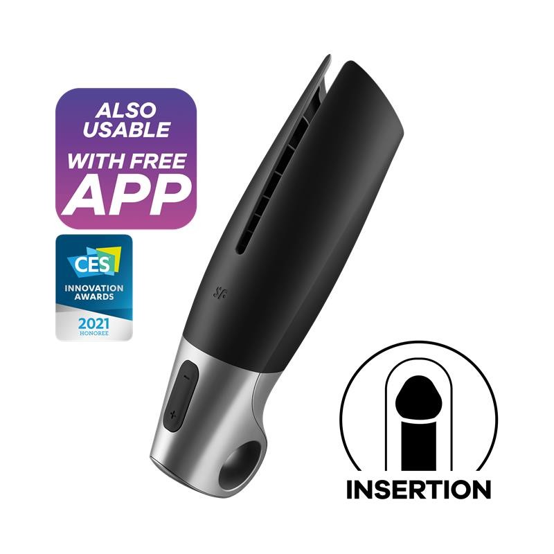 Masturbador Power Masturbator con APP Satisfyer Connect