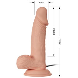 Vibrador Realista 7,6 Control Remoto