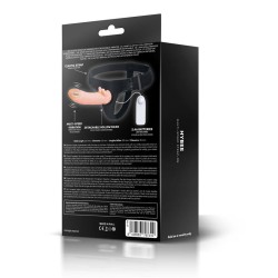 Hybee Dildo con Dildo Realista Hueco y Vibración con Control Remoto