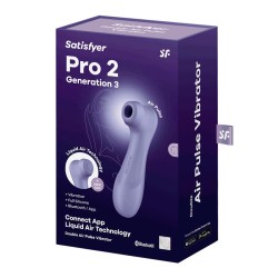 Pro 2 Genera 3 Liquid Air Technology Succión y Vibración APP Connect Lilac