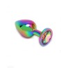 Plug anal con joya Arcoiris Pisa Rainbow