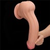 Dildo Dual Layer Piel Retractil 11.5