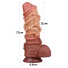 Dildo Dual Layer Tamaño King Nature 10.5