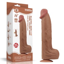 Dildo Dual Density Piel Deslizante 14