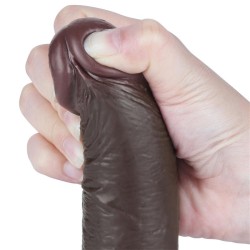 Dildo Dual Layer Piel Deslizante 7.5