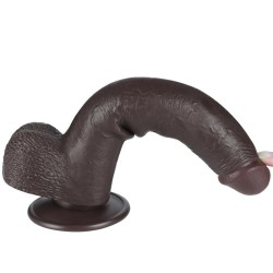 Dildo Dual Density Piel Deslizante 9