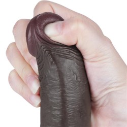 Dildo Dual Density Piel Deslizante 9