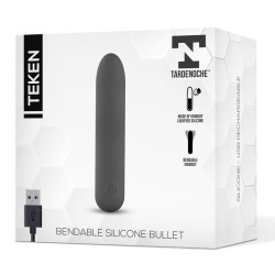 Teken Bala Vibradora Flexible Silicona Líquida Unibody USB Magnético