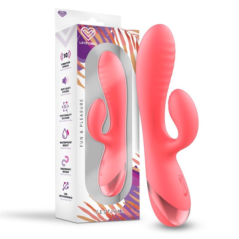 Vibrador Almor USB Rosa