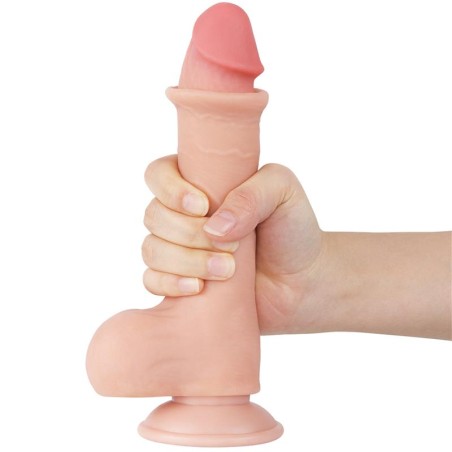 Dildo Dual Layer Piel Deslizante 8