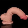 Dildo Dual Layer Piel Deslizante 8