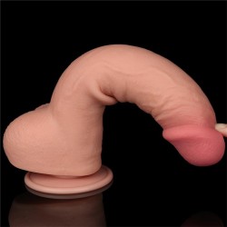 Dildo Dual Density Piel Deslizante 9.5