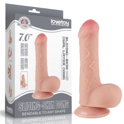 Dildo Dual Layer Piel Deslizante 7