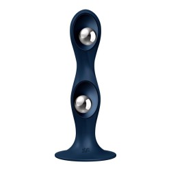 Dildo con Bola Interna Double Ball-R Azul